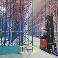 Customizable Boltless Rack System Steel Selective Storage Stacking Racks & Shelves Double Deep Pallet Stacking Rack