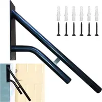 Jh-Mech OEM Handrail Suitable for Garage Yard Garden and Porch Steps Metal Handrails for Stairs