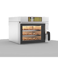 Snack Plant Rotary Rack Convection Oven With 5 Pastry Oven Completely
