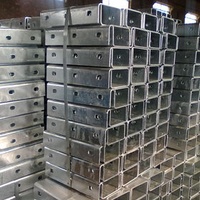 U Section Hot Dip Galvanized Steel Safety Highway Crash Barrier Guardrail Steel Spacers