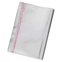 Security OPP Bag Printing Bag Custom Printed BOPP Transparent Self Adhesive Flat Packaging OPP Plastic Bag