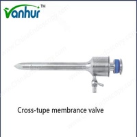 10.5mm Steel Laparoscopic Trocar Cross-Type Membrane For Precise Surgical Procedures
