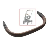 Stroller Armrest Compatible Priam 3/4 2019-2023 Prams Guardrail Buggy Bumper Bar Baby Carriage Fence With Leather Cover
