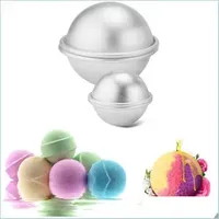 Baking Pastry Tools Aluminium Alloy Cake Ball Mod Bath Bomb Mods Roast Mold Diy Dessert Sphere Shape Drop Delivery Home Garden Kit Dhny0