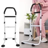 Adjustable Standing Assist Frame Rail Support Bedside Handrail for Elderly