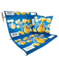 Custom Printing BOPP Pet PE OPP Potato Air Pockets Chips Film Food Packaging Plastic Roll Film
