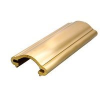 Antique Brass Stair Railing Copper Profile Metal Stair Handrail Custom Brass Profile Extrusion