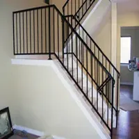 Grey Powder Iron Designs Coated Stair Metal Handrail for Home