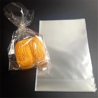 Recyclable Bopp Clear Bread Plastic Packaging Bag Cookies Cellophane Cookies Bags Bopp Bottom Gusset Bags