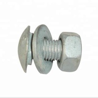 Round Head Bolts For Highway Guardrail Hot Dip Galvanized Guardrail Bolt