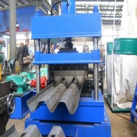 380V 3 Phase Three Wave Guardrail Roll Forming Machine for Highway Guardrail