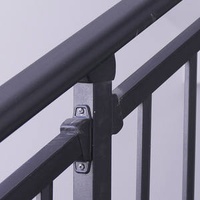 Decorative Indoor Steel Stair Railing Design and Iron Balustrades Handrails