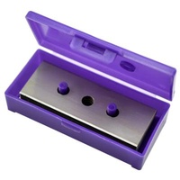 Ready to ship utility knife 60x22x0.2mm 3 hole blade for PP PE PET BOPP slot