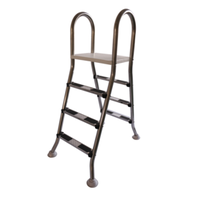 Durable 3-Steps Swimming Pool ladders with safety handrail