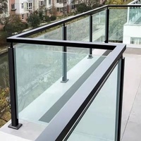 Handrails Glass Railing Steel Stainless Aluminum Alloy Indoor  Balcony Balustrade