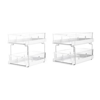 Sustainable Kitchen 2022 Multi Function Condiment Bottle Transparent Storage Racks