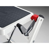 Folding Ladders Modern Portable 2 Step Safety Step Household Ladder Wide Steel With Handrail Safe Lightweight Foldable Ladder