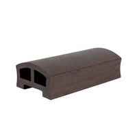 WPC Exterior Waterproof Handrail Wood Plastic Composite Handrail for Outdoor WPC Garden Decorations