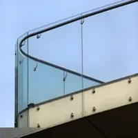 Landscape Balcony Glass Railing, Terrace Side Glass Railing, Australian Style Safety Glass Handrail
