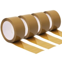 Customized Easy Tear Opp Brown clear Transparent Packaging Adhesive No Noise Bopp Tape