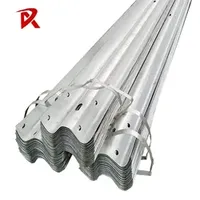 W Beam Guardrails Roadway Road Safety Galvanized Highway Traffic Crash Barrier