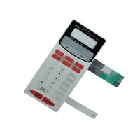 Manufacturer Direct polycarbonate control front microwave oven membrane control panel switch