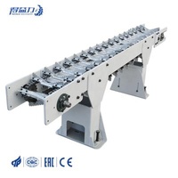 DEALE Chain Plate Woodworking Machinery Mill Timber Cutting V Type Sawmill Multi Blade Rip Saw Chain Plate Conveyor Racks V Type Workbench