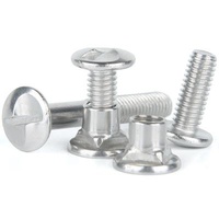 Stainless Steel Large Flat Head One Way Anti-theft Supply Screws For Highway Guardrail