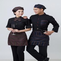 Western Pastry Restaurant Wait Staff Uniforms Waiter And Waitress Uniform For Restaurant