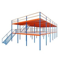 Warehouse Multi-tier Steel Mezzanine Racks Mezzanine Floors Mezzanine Racking System