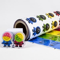 Custom Printed Food Grade PET and BOPP Plastic Stretch Film Roll High Tensile Strength Soft Candy Packaging for Snack