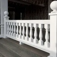 Auuan Good Quality PU Railing Concrete Balustrade Curved Handrail