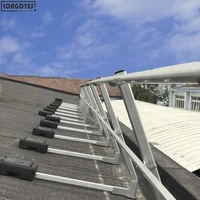 EN 13374 Freestanding Aluminium Ballested Roof Guardrail