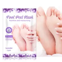 2pcs Feet Care Remove Dead Skin Foot Peeling Mask Remove Calluses Foot Mask Lavender Moisturizing Foot Membrane
