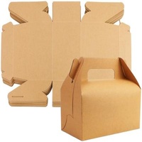 Disposable Paper Box Packaging Pastry Box Packaging Paper Bakery Box For Gifts Cookie Dessert Donuts Pastry