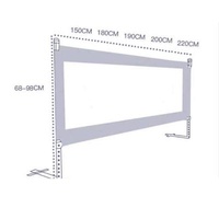 Eco-Friendly Bed Fence Height Adjustable Bed Fences Baby Guardrail Toddler Bedrail Children Rail Guard Babies Barrier For King Size Bed