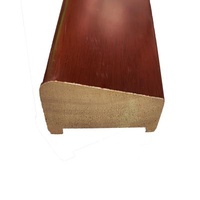 Contemporary Natural Beech Customized Stair Handrail Railing , Home Decoration Handrail