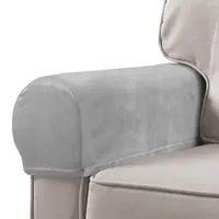 Chair Covers Couch Handrails Sofa Armrest Protector Non-slip Arms Grey Protective Cloth Pallet