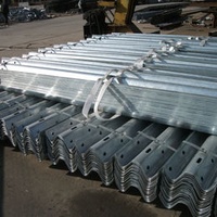 Hot dip galvanized steel highway guardrail