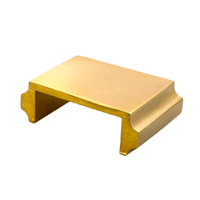 Factory Supplied Brass Handrail Guard Rail for Self-Built House Copper Profile Stair Handrail