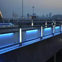 Fencing Bridge guardrail with lights, crash barrier custom Professional manufacturer