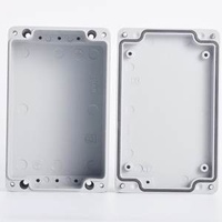 Grey Color Square Plastic Box Electronic Enclosures