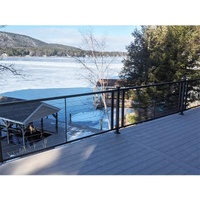 Modern Apartment Loft Barrier Solid Wood Handrail Steel Post Fencing Custom Railings Handrails