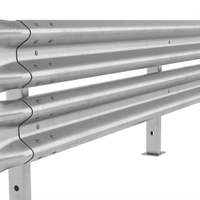 Curved Beam Guardrail High-speed Guardrail M180 Galvanized Steel Highway Guardrail Road Traffic Safety Barrier