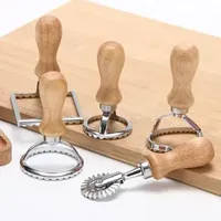 New Home Ravioli Cutter Set Pasta Press Kitchen Attachment Kit Ravioli Maker Mold Tool Ravioli Stamp Set Pastry Wheel Set cake mold Wholesale