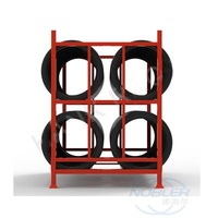 Oem Odm Steel Wheel Racks Car Tire Display Rack Stackable Motorcycle Spare Tyre Rack