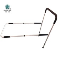 Bed Aid Handrail With Adjustable Floor Support And Safety Strap For Disabled L83.1*W50.1*H34/42cm