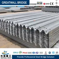 Road Safety Drains Highway Road Steel Hot DIP Galvanized W Beam Guardrail