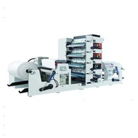 Factory High Speed UV Pvc Stack Foil Bag 2 BOPP PE Label Paper CUP Plastic Sheet 2 6 8 4 Color Flexo Printing Machine Price