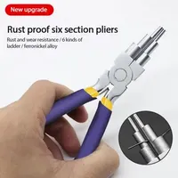 in 1 Wire Bending Pliers Guardrail Pliers Wire Ring Forming Pliers for 2-9mm Rings and Jump Rings Jewelry Making Tool
